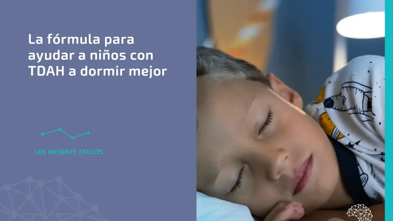 Niño con TDAH duerme plácidamente. Descubre la fórmula para ayudar a niños como él a dormir mejor, incluso si son hiperactivos.