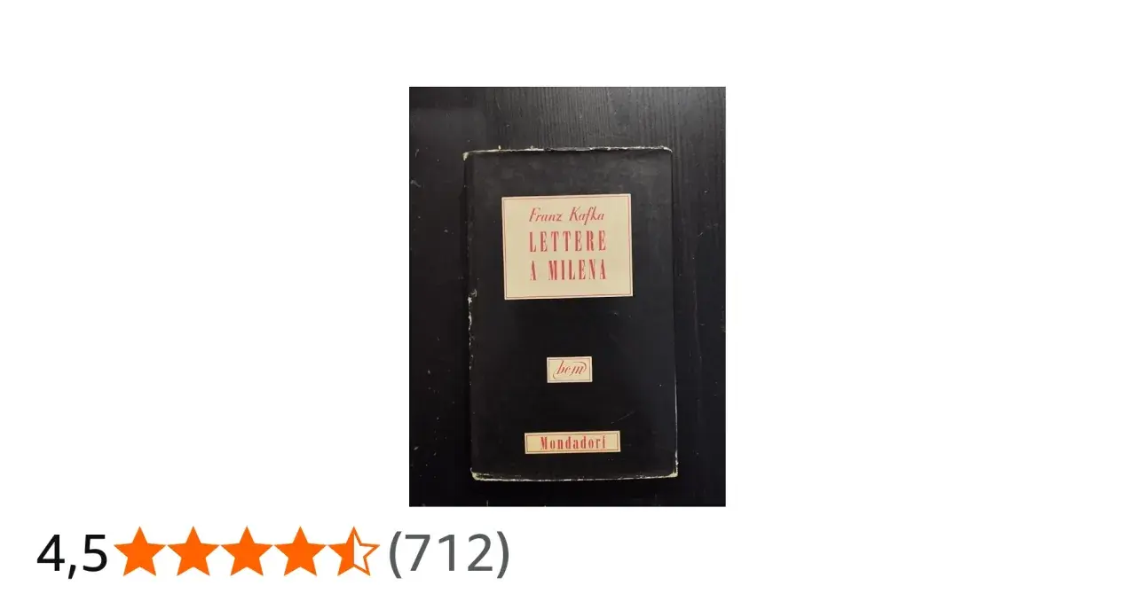 Copertina di "Lettere a Milena" di Franz Kafka, un classico tra i libri da leggere.