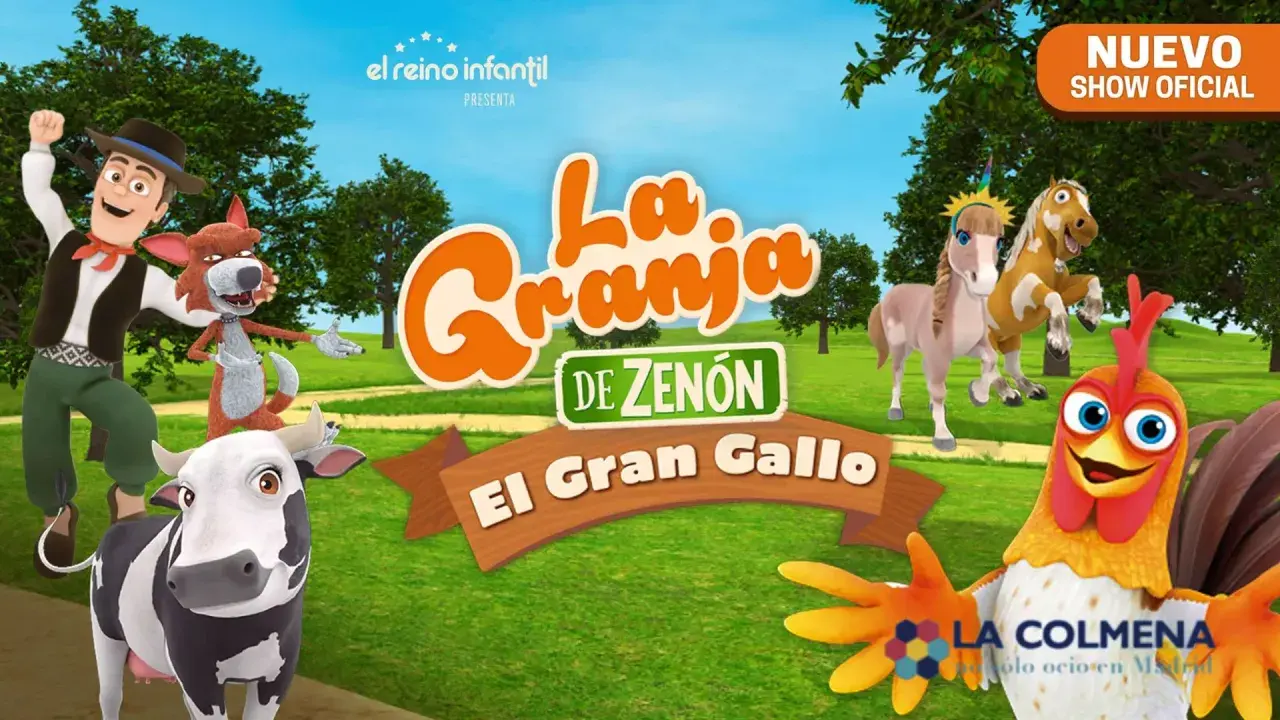 Personajes de "La Granja de Zenón" celebran el nuevo show "El Gran Gallo". ¡Disfruta de las canciones!