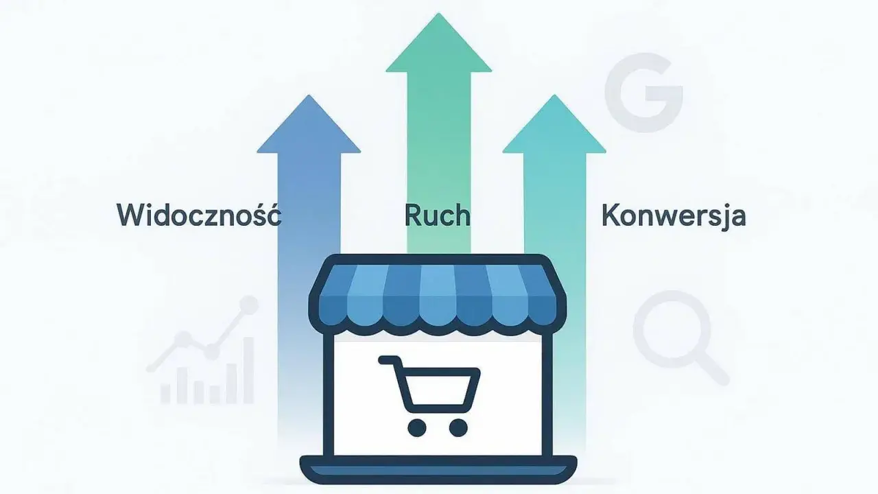 Sklep internetowy z widocznością, ruchem i konwersją. Skuteczny shoper seo to klucz do sukcesu online.