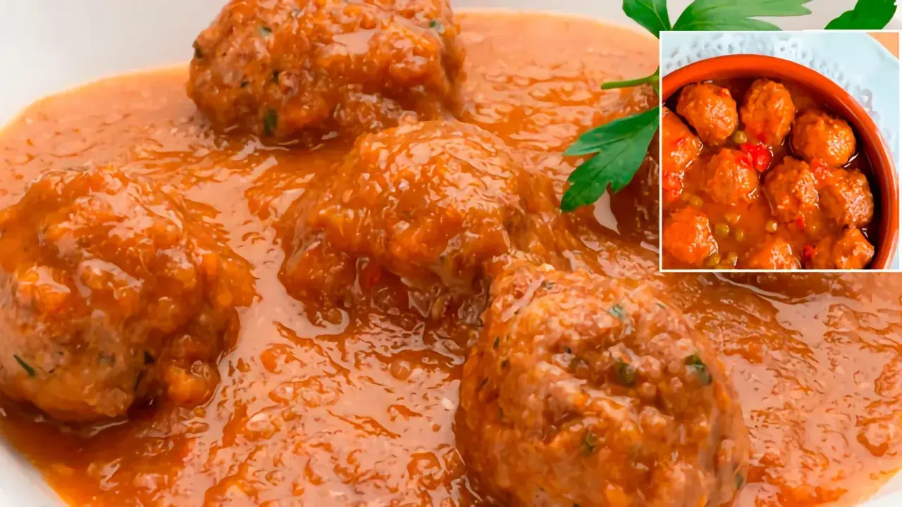 Albóndigas en salsa de la abuela, un plato casero lleno de sabor.