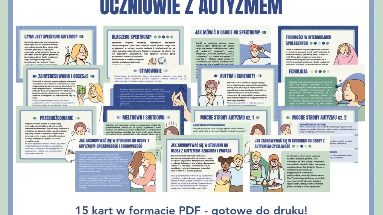 Co to autyzm? Spektrum zaburzeń neurorozwojowych, które łączą cechy, ale występują różnie. Każda osoba jest unikalna.