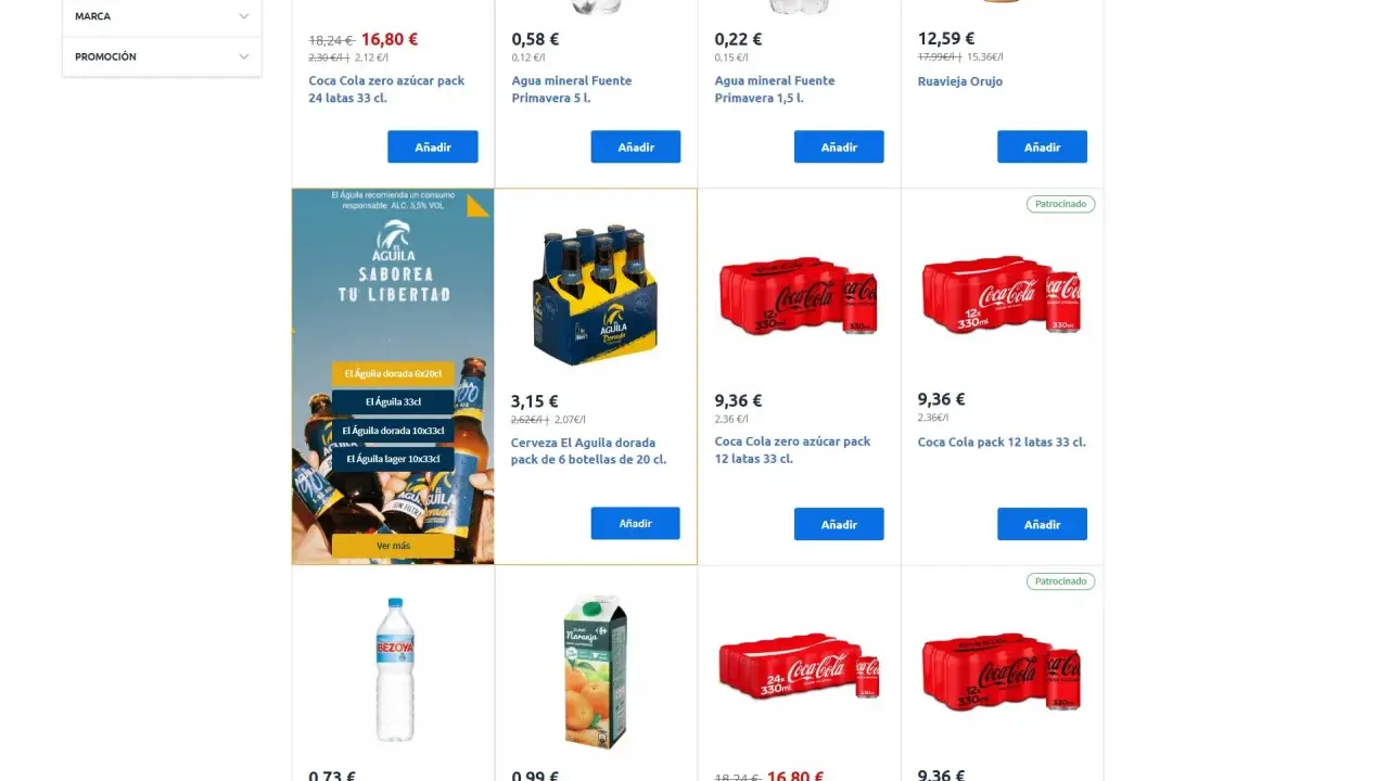 Ceny napojów w Hiszpanii: woda 0,73€, piwo 3,15€, Coca-Cola 9,36€. Czy w Hiszpanii jest drogo? Zależy od produktu.
