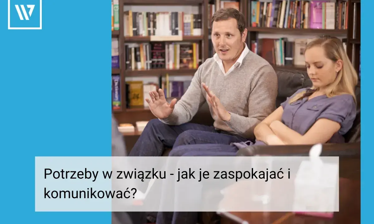 Mężczyzna tłumaczy kobiecie, jak zaspokoić potrzeby w związku.