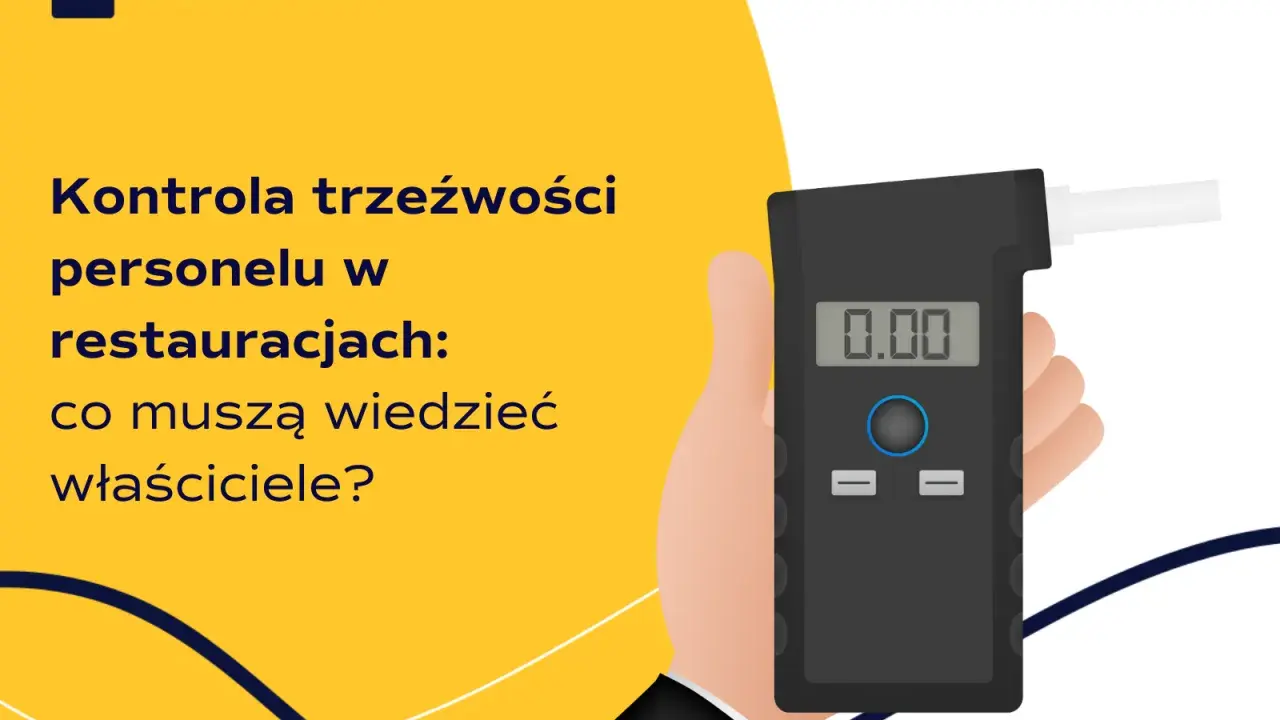 Kontrola trzeźwości personelu w restauracjach: co muszą wiedzieć właściciele? Alkomat w dłoni.