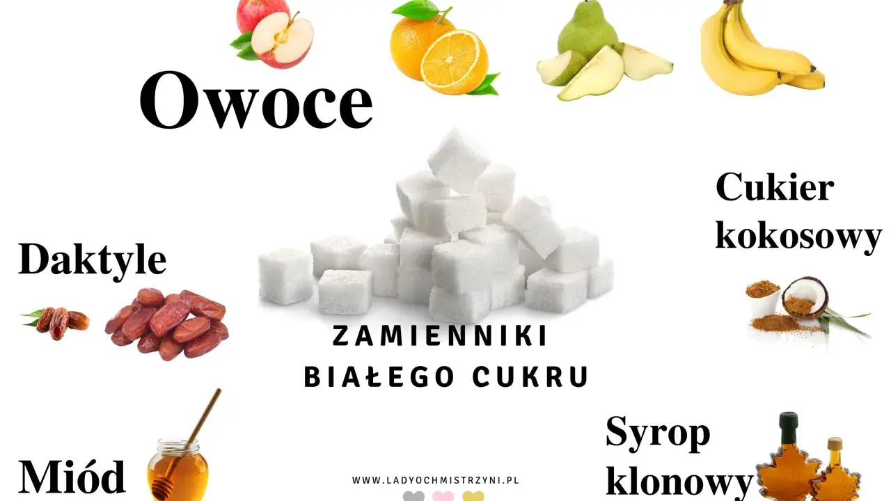 Owoce, daktyle, miód, cukier kokosowy i syrop klonowy to naturalne sposoby, czym zastąpić cukier.
