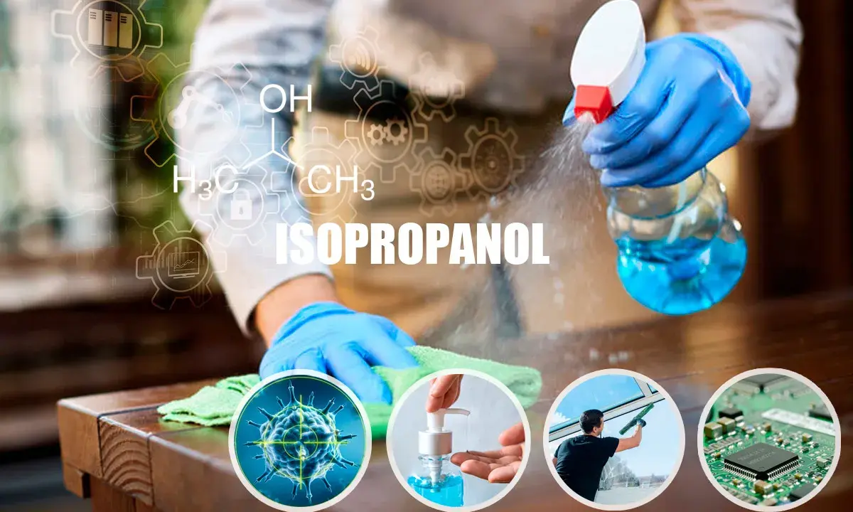 Hände mit Isopropylalkohol desinfizieren, Oberflächen reinigen und Elektronik schützen. Vielseitige Anwendung von Isopropylalkohol.