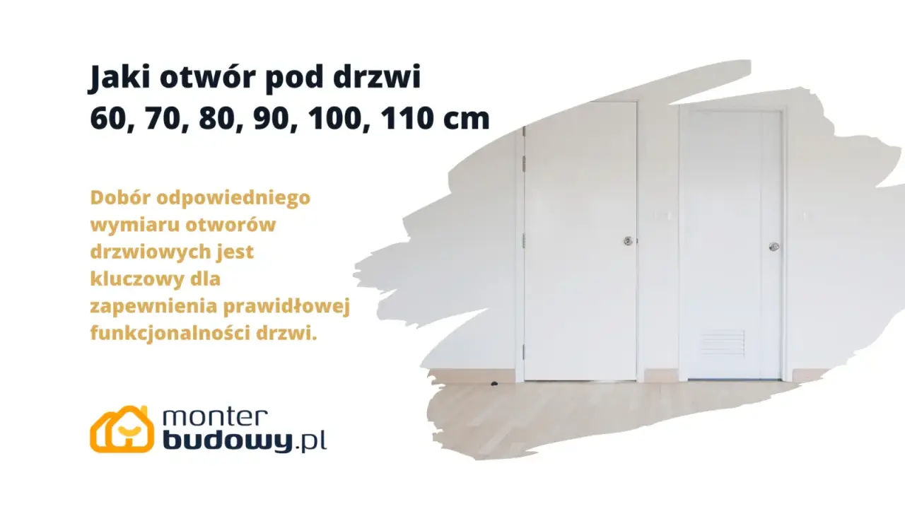 Jaki otwór pod drzwi 80 cm? Dobór wymiaru otworów drzwiowych jest kluczowy dla funkcjonalności. Dwie białe drzwi w jasnym wnętrzu.