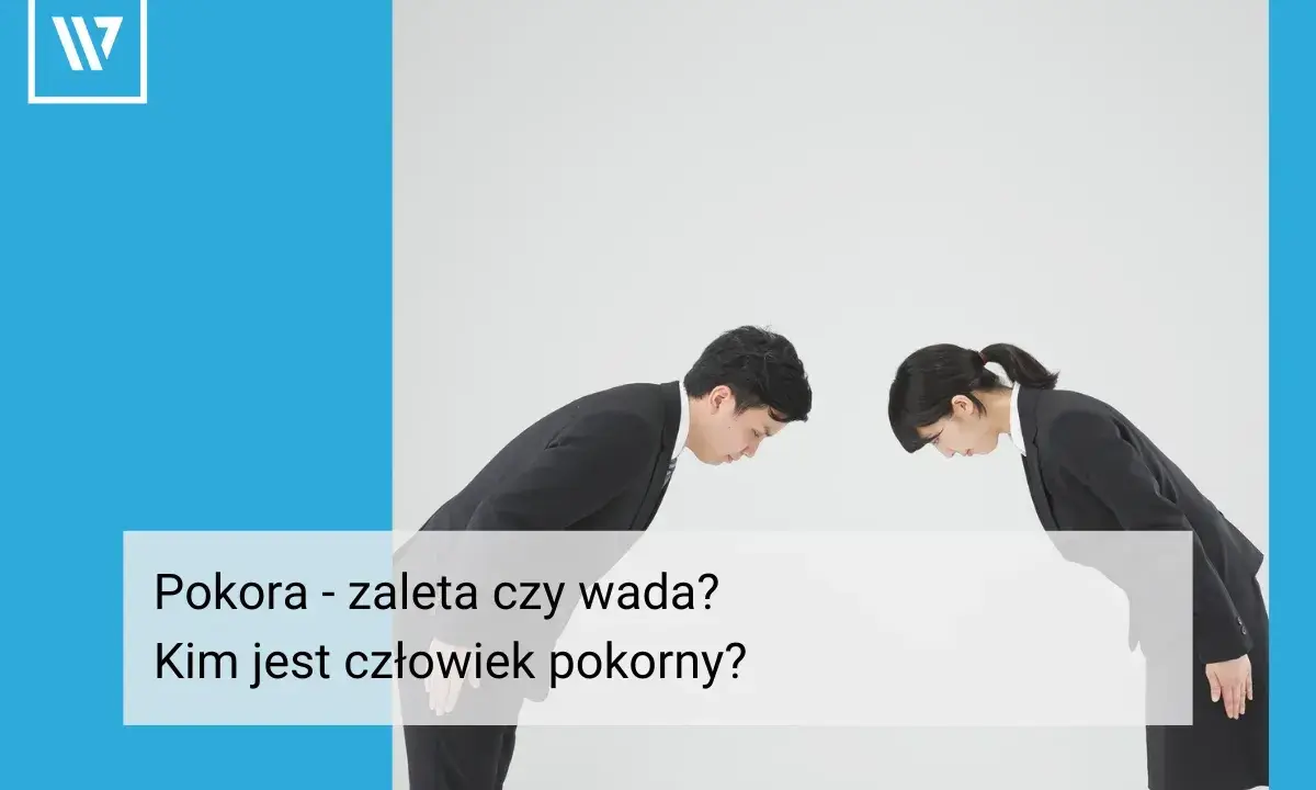 Dwoje ludzi w garniturach kłania się sobie. Czy pokora to zaleta, czy wada? Kim jest człowiek pokorny?