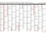 Schulferien Baden-Württemberg 2025-2026: Kalender mit Feiertagen und Ferienterminen für Ihren nächsten Urlaub.