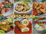 Keto obiady z kurczakiem: faszerowana cukinia, kurczak z makaronem, skrzydełka, roladki z szparagami i zupa. Inspiracje na dieta keto przepisy.