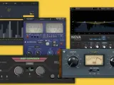 Verschiedene Audio-Plugins, darunter ein EQ, ein Kompressor und ein Delay-Effekt, die als aax plugin für Musikproduktion genutzt werden.
