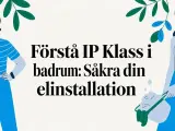 Förstå IP klass i badrum: Säkra din elinstallation med rätt skydd. Två kvinnor och gröna blad.