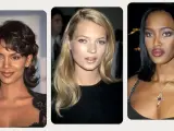Ikony stylu: Halle Berry, Kate Moss i Naomi Campbell w ikonicznym makijażu lat 90.