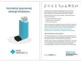 Instrukcja obsługi inhalatora, przypominająca o prawidłowym stosowaniu leków, np. Pulmicort, by uniknąć błędów i zapewnić skuteczność terapii.