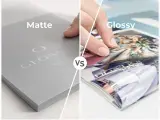 Porównanie: papier matowy, elegancki i subtelny, kontra papier błyszczący, pełen życia i kolorów. Wybór zależy od efektu, jaki chcesz osiągnąć.