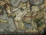 Mapa de Elden Ring. La zona de Gatefront es ideal para farmear runas.