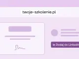 Certyfikat ukończenia kursu szczepień. Dodaj do LinkedIn.