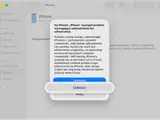 Komunikat o błędzie na iPhonie, który wymaga uaktualnienia lub odtworzenia. Aby rozwiązać problem, kliknij "Uaktualnij" lub "Odtwórz", aby odblokować iPhone'a.