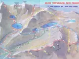Mapa szlaków Tatr: Morskie Oko i Dolina Pięciu Stawów w jeden dzień. Trasy, czasy przejścia i wysokości.