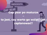 Znak drogowy z napisem "University" i "Gap Year". Co po maturze? Dowiedz się, czy warto wziąć rok przerwy i jak go zaplanować.