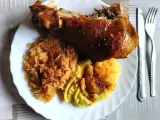 Ania gotuje golonka gotowana, podana z ziemniakami i kapustą. Pyszny obiad!