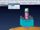 Tworzenie płaszczyzny roboczej dla elektrod. Różne rodzaje elektrod są widoczne w oprogramowaniu CAD.