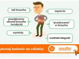 Ból brzucha, zaparcia, wzdęcia, wymioty, przelewanie i wodniste biegunki to objawy celiakii u dzieci. Wykonaj badanie!