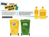 Gdzie wyrzucić butelkę po oleju? Plastikowe do żółtego pojemnika, szklane do zielonego. Pamiętaj o opróżnieniu i ewentualnym wypłukaniu.