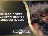 Hombre con pelo largo y barba. Cortes, peinados y productos específicos para el cuidado del pelo largo del hombre.