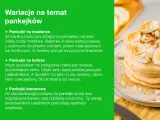 Stos prostych pankejków z bananami i migdałami, polane miodem. Idealne na śniadanie.