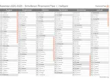 Kalender 2025-2026 mit Namen und Monaten, Rheinland-Pfalz.