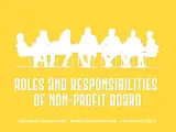 Silhouettes of people at a table, discussing nonprofit advisory board roles and responsibilities.