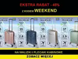 Różowe, niebieskie, srebrne i zielone walizki kabinowe idealne jako bagaż podręczny Lufthansa. Promocja z kodem WEEKEND.