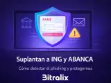 Alerta de phishing: cómo saber si una página es segura. Pantalla de inicio de sesión falsa en un portátil.
