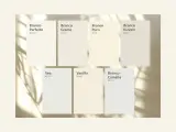Carta de colores NCS blancos: Branco Perfeito, Creme, Puro, Nuvem, Sea, Vanilla y Camélia.