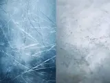 Close-up of a scratched surface, showing fine lines and cracks. This texture might make you wonder, does plexiglass shatter?