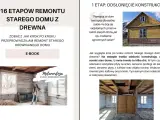 Projekty dobudówki do starego domu z drewna. Etap 1: odsłonięcie konstrukcji. Zobacz, jak krok po kroku odnowić drewniany dom.