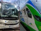 Autobus z Rzeszowa i pociąg do Krakowa Balic. Dwa środki transportu, jedna podróż.