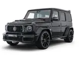 Czarny Brabus G klasa GV12 z karbonowymi elementami i masywnymi felgami. Potężny SUV gotowy na każde wyzwanie.