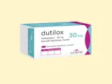 Opakowanie leku Dutilox z duloksetyną 30 mg, 56 kapsułek dojelitowych.