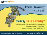 Mapa Kaszub złożona z małych zdjęć zachęca do zwiedzania Kaszub samochodem. Odkryj piękno regionu!