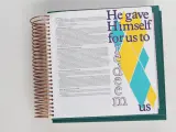 Open Bible with "He gave Himself for us to redeem us" text. Great for bible journaling ideas.