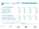 Cennik biletów na pociąg relacji Świnoujście-Szczecin i inne. Ceny za bilety w jedną stronę i w obie strony.