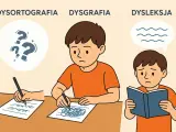 Dzieci zmagają się z dysleksją, dysgrafią i dysortografią. Jedno pisze niezrozumiałe znaki, drugie bazgrze, a trzecie z trudem czyta.