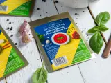 Zupa pomidorowa z makaronem PKU, bezglutenowa, dla osób z fenyloketonurią. Składniki i sposób przygotowania na opakowaniu.
