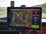 Najlepsza nawigacja dla ciężarówek na telefon: Garmin pokazuje trasę z Portland do Salt Lake City, 596 mil, 14h 19min.