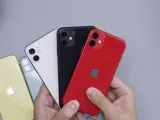 Ułatw sobie przejście z Androida na iOS dzięki tej aplikacji. Na zdjęciu iPhone'y w kolorach: żółtym, zielonym, białym, czarnym i czerwonym.