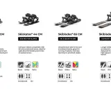 Porównanie nart: Snowfeet 50 cm, Skiskates 44 cm, Skiblades 65 cm i 99 cm. Jaka długość nart do wzrostu? Wybierz idealne dla siebie.