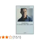 Copertina del libro "Propizio è avere ove recarsi" di Emmanuel Carrère, con il ritratto dell'autore.